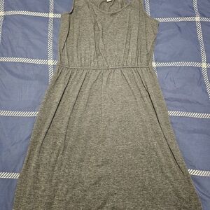 Old Navy Gray Midi Dress